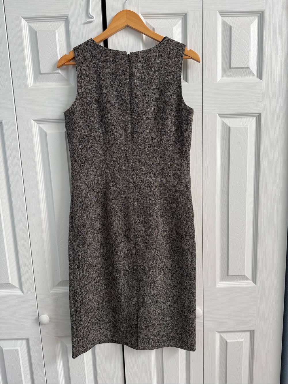 Chadwicks Gray Tweed Midi Sheath Dress - Picture 3 of 3